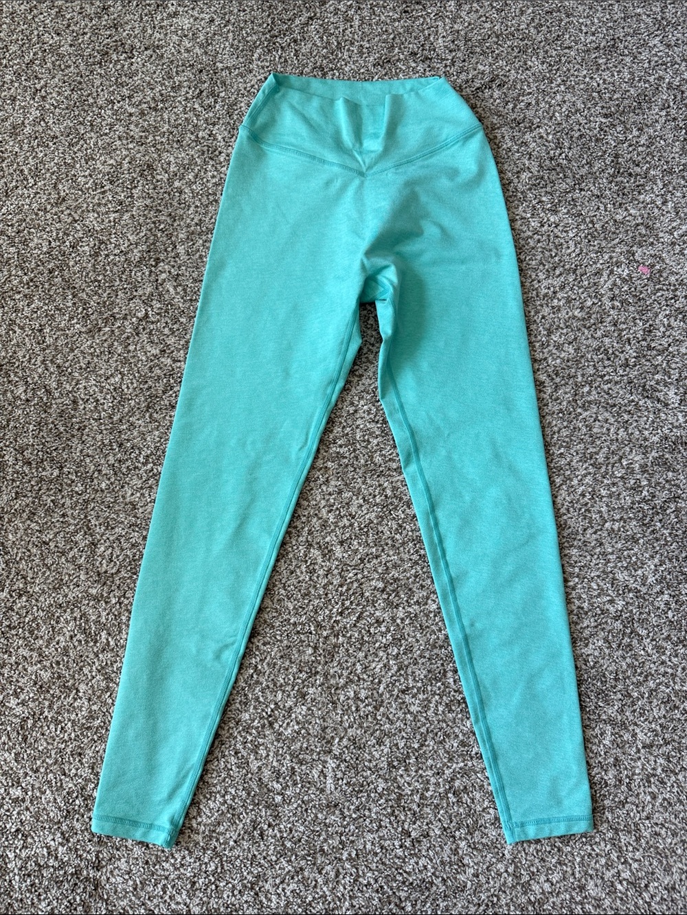 BuffBunnyTeal Leggings - Vibrant Aqua Stretch